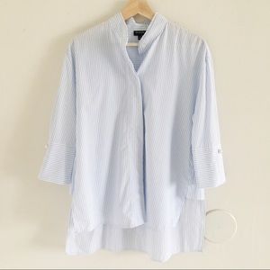 Who what wear hi low striped blouse